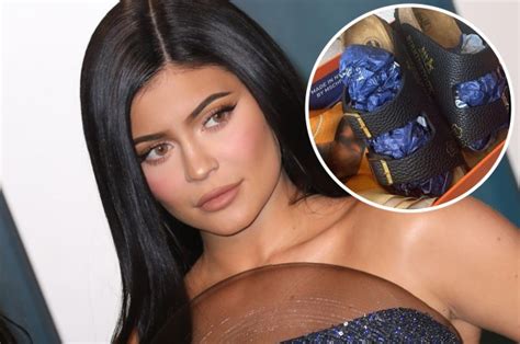 does kylie jenner wear fake hermes|kylie jenner birkinstocks.